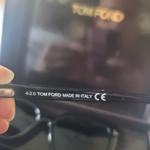 Tom Ford glasses with Sunglass Clip-Ons - Picture 4 of 10